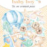 Набор высечек, коллекция "Dreamy baby boy", 55 шт