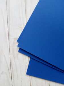 Дизайнерский картон, синий, 250 г/м2, 30х30 см