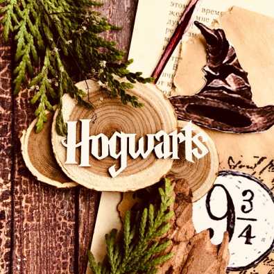 Надпись "Hogwarts"(59*24 мм) 